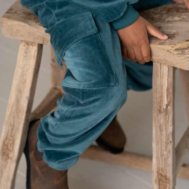 House of Jamie - Zip Sweater Teal