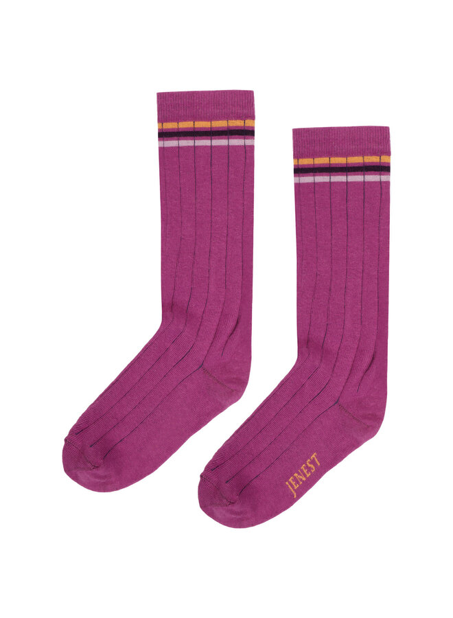 Jenest - Knee socks Grape purple