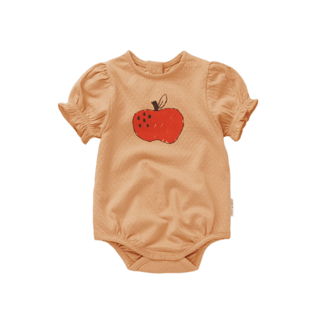 Sproet & Sprout - Romper balloon sleeve apple Nectarine