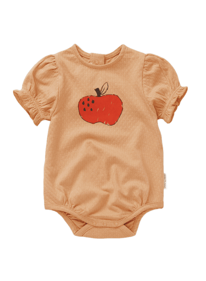 Sproet & Sprout - Romper balloon sleeve apple Nectarine