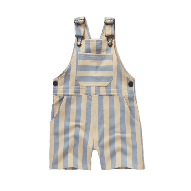 Sproet & Sprout - Sweat dungaree stripes Sesame