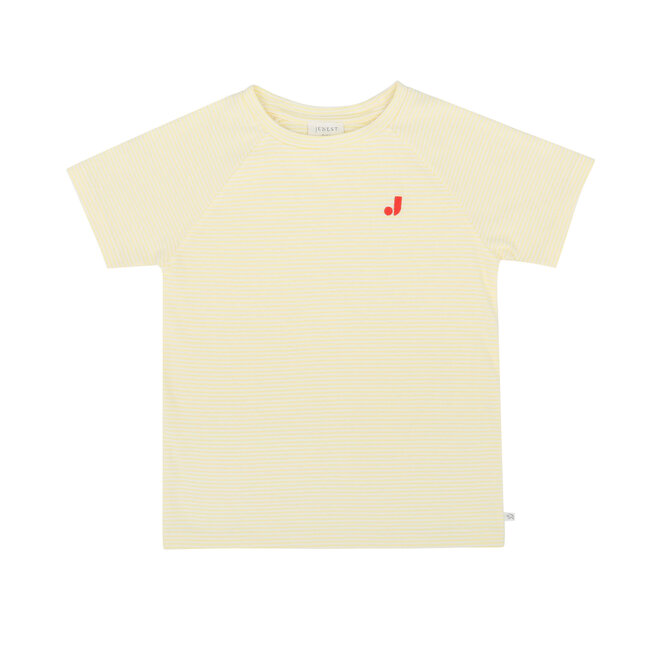 Jenest - Nurture t-shirt Sunny yellow stripe