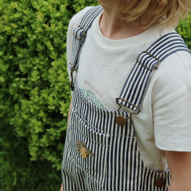 Konges Slojd - Fender overall - Naval stripe