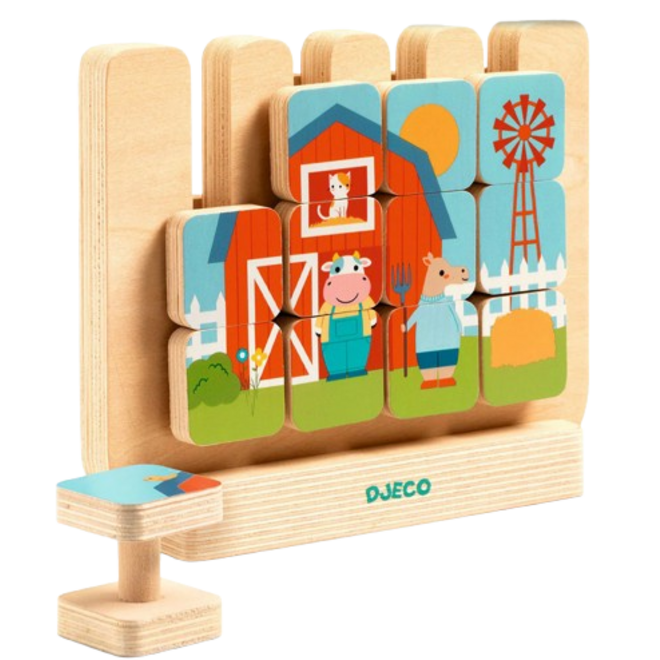 Djeco - Houten puzzel Casamix