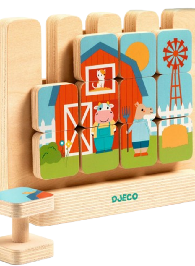 Djeco - Houten puzzel Casamix
