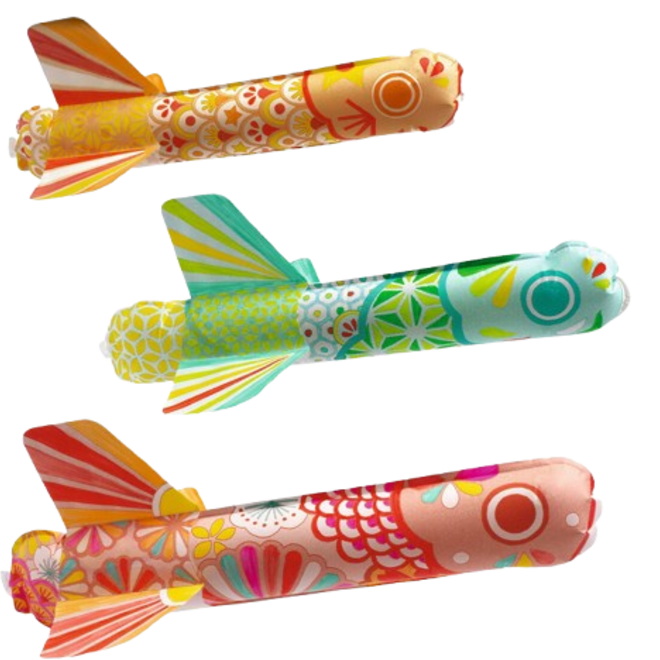 Djeco - DIY Koinobori - Knutselset vliegende vissen