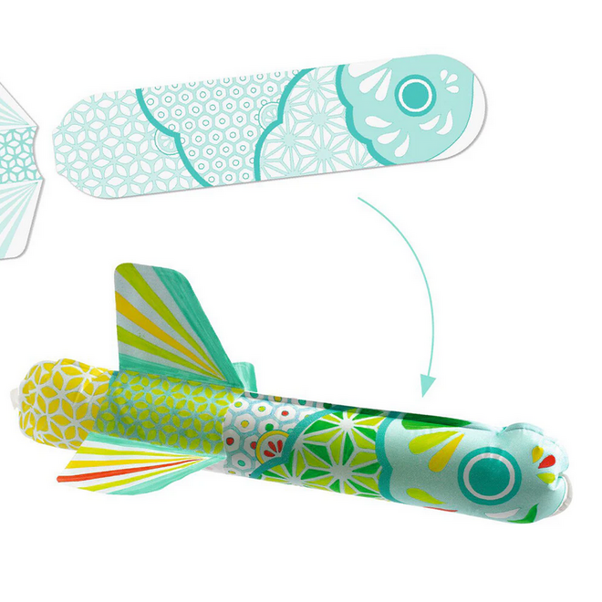 Djeco - DIY Koinobori - Knutselset vliegende vissen