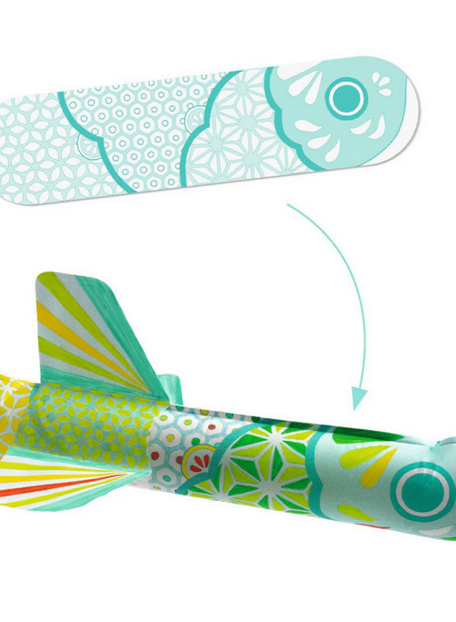 Djeco - DIY Koinobori - Flying fish craft kit