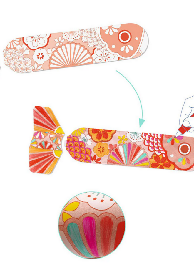 Djeco - DIY Koinobori - Knutselset vliegende vissen