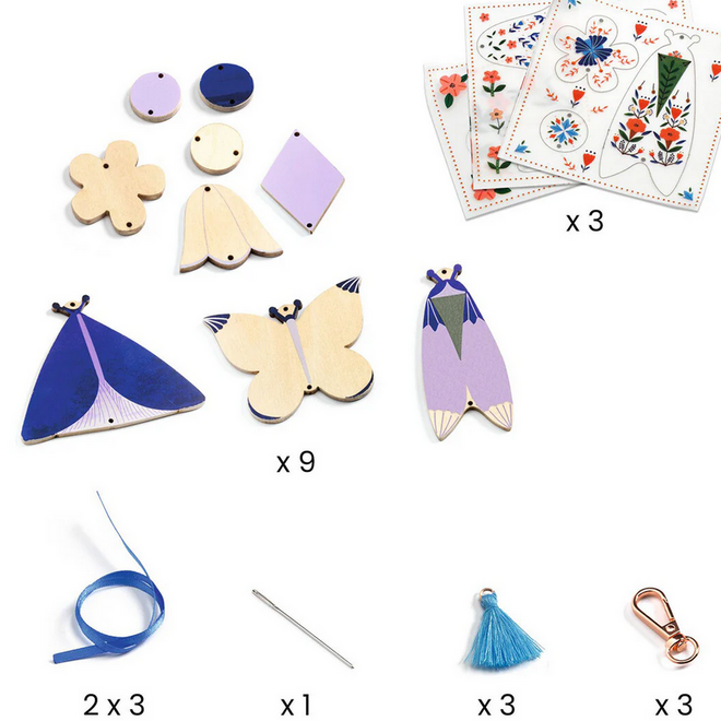 Djeco - DIY Butterflies - Fabriquez vos propres bijoux papillon