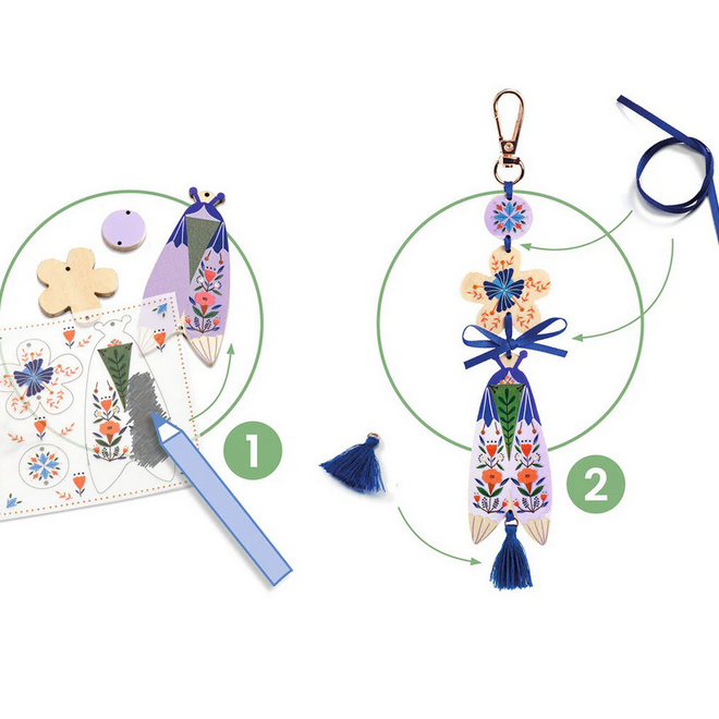 Djeco - DIY Butterflies - Make your own butterfly jewelry