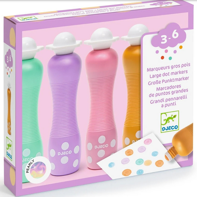 Djeco - Schuimmarkers Pearly