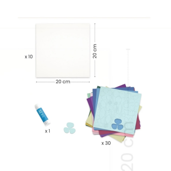 Djeco - Knutselset Collage met gekleurd papier