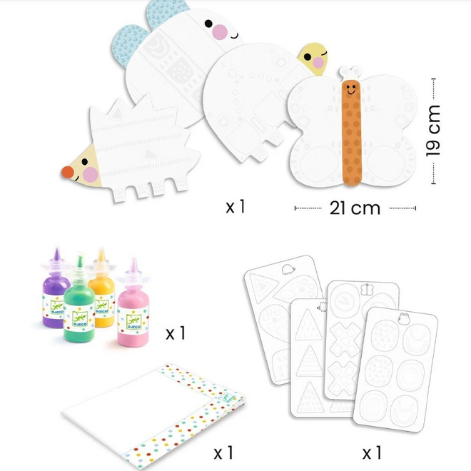 Djeco - Knutselset Magische vingerverf