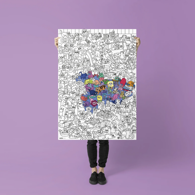 OMY - Kitty - Giant Poster