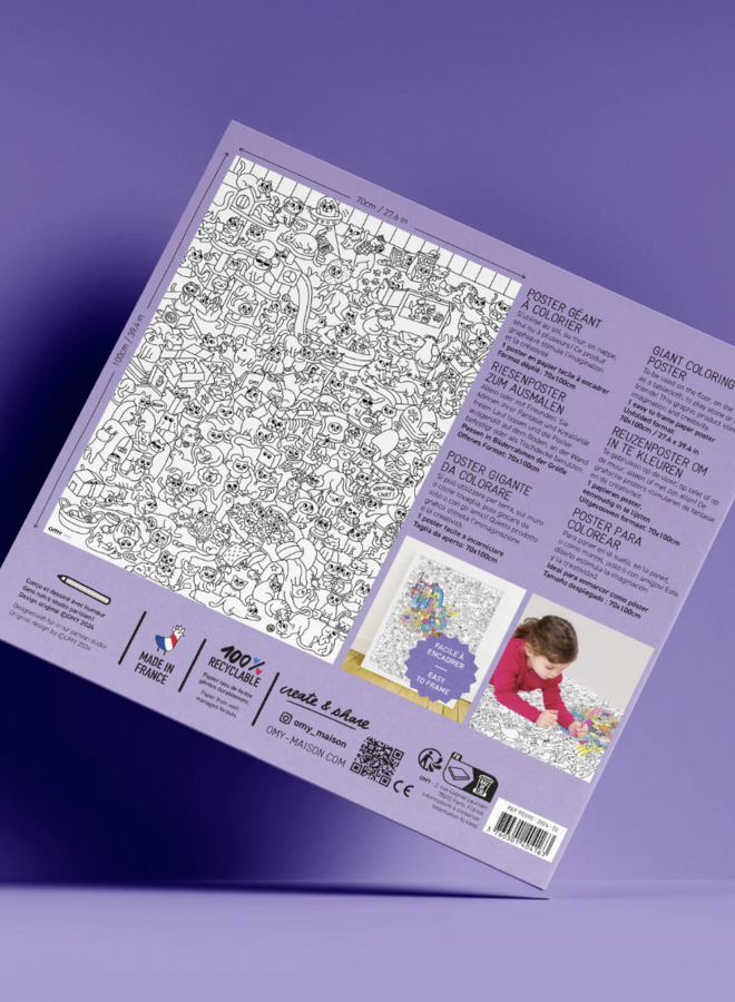 OMY - Kitty - Giant Poster