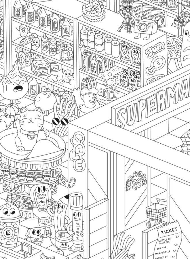 OMY - Supermarket - Giant Poster