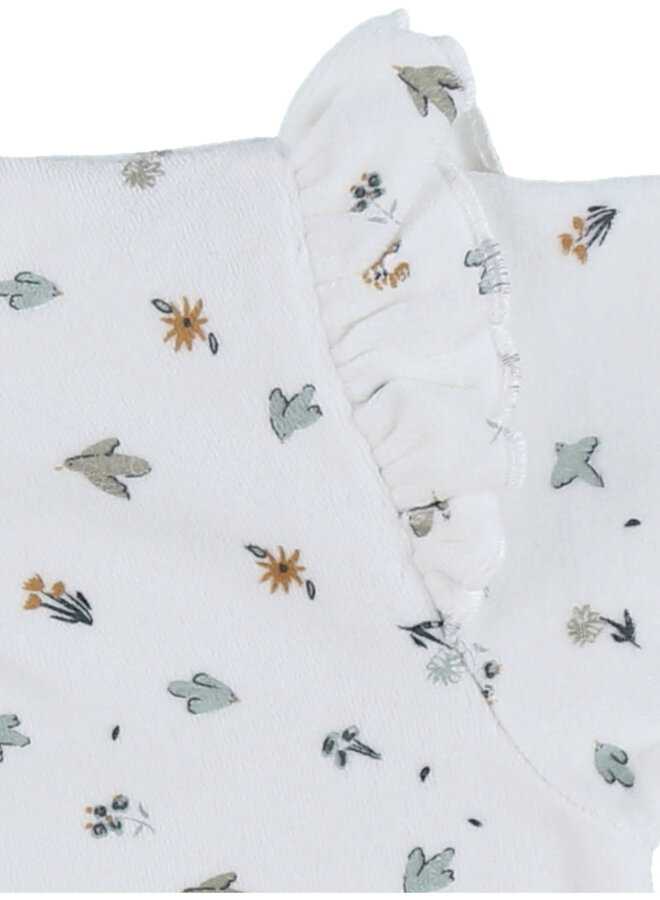 Noukie's - Pyjama Fluweel - Lovely bird (2-delig)