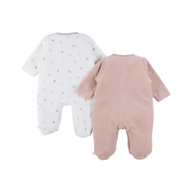 Noukie's - Set van 2 pyjamas Fluweel - Autumn forest