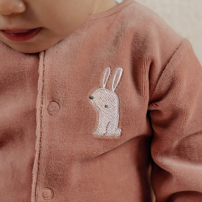 Noukie's - Set van 2 pyjamas Fluweel - Autumn forest