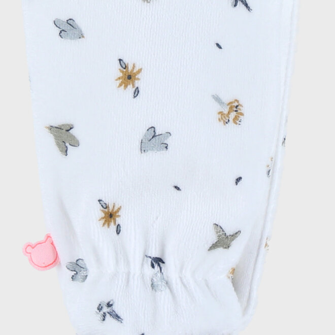 Noukie's - Pyjama Fluweel - Lovely bird