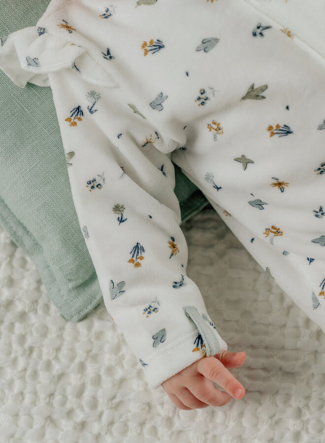 Noukie's - Pyjama Fluweel - Lovely bird