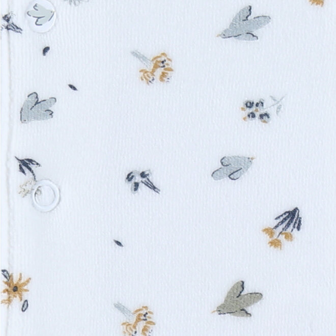 Noukie's - Pyjama Fluweel - Lovely bird