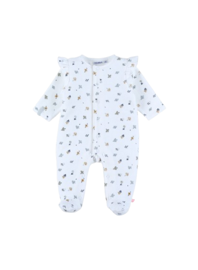 Noukie's - Pyjama Fluweel - Lovely bird