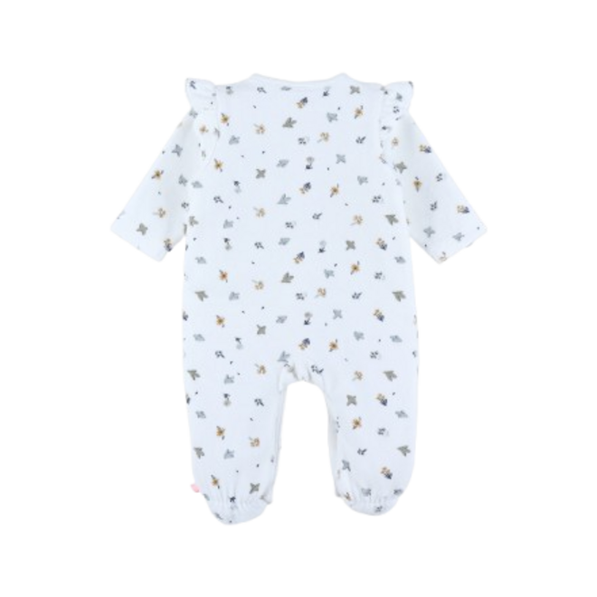 Noukie's - Pyjama Fluweel - Lovely bird