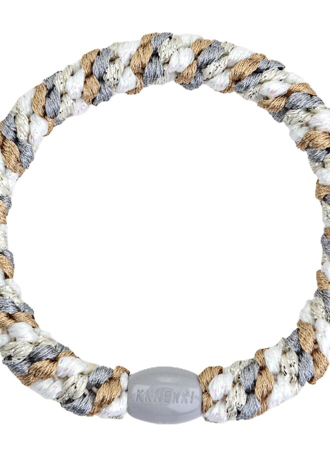 KKNEKKI Mix beige-White Hairband and bracelet