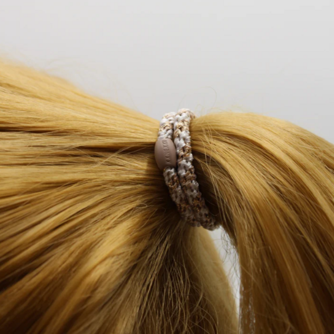 KKNEKKI Mix beige-White Hairband and bracelet
