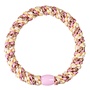 KKNEKKI Mix Old Pink yellow glitter Hairband and bracelet