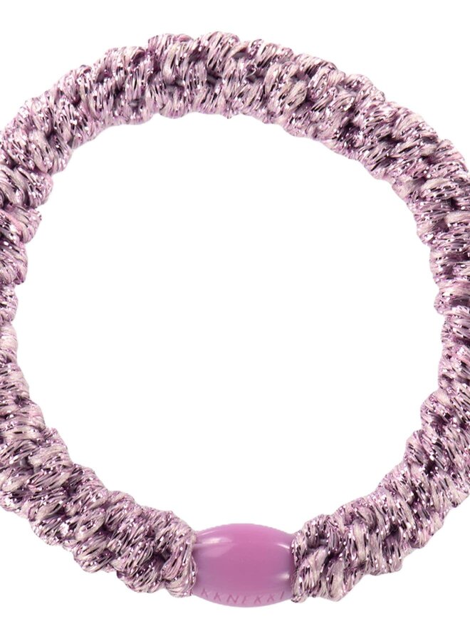 KKNEKKI Pink Glitter Hairband and bracelet