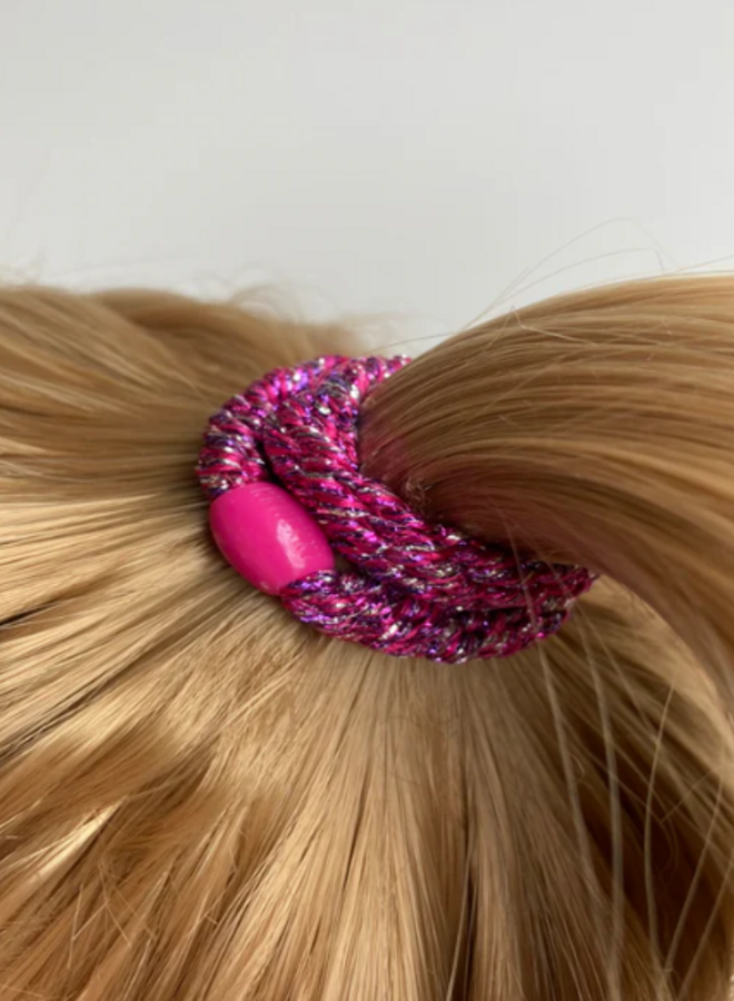 KKNEKKI Pink Unicorn Glitter Hairband and bracelet