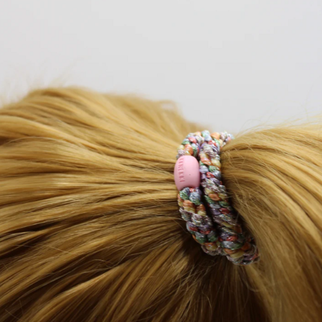KKNEKKI Pastel circus glitter Hairband and bracelet