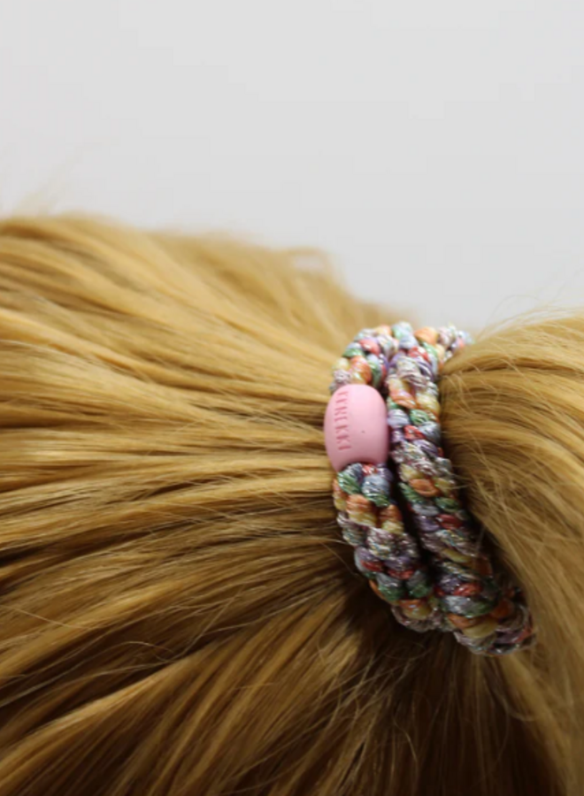 KKNEKKI Pastel circus glitter Hairband and bracelet
