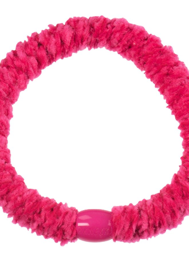 KKNEKKI velvet Strong pink Hairband and bracelet