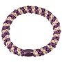 KKNEKKI Grape - Beige glitter stripe Hairband and bracelet