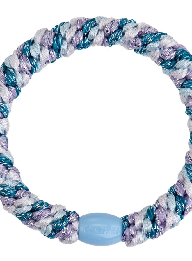 KKNEKKI Mix Lilac Blue glitter Hairband and bracelet