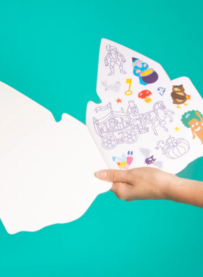 Omy - Magic Coloring book & stickers