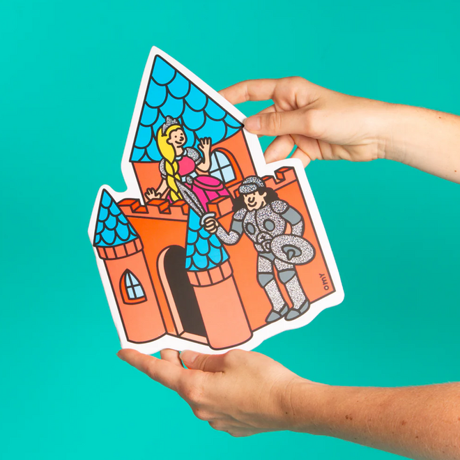 Omy - Magic Coloring book & stickers