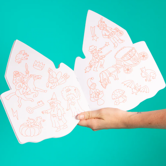 Omy - Magic Coloring book & stickers