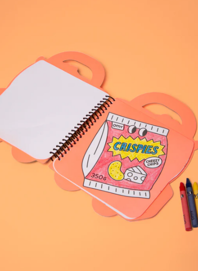 Omy - Super coloring book & stickers - Yummy