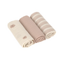 Lässig - Swaddle & Burp blanket M 3 pcs Tiny Team Mushroom - 60x60 cm