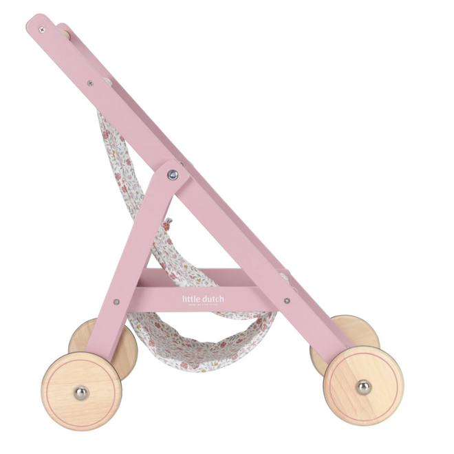 Little Dutch - Houten poppenbuggy