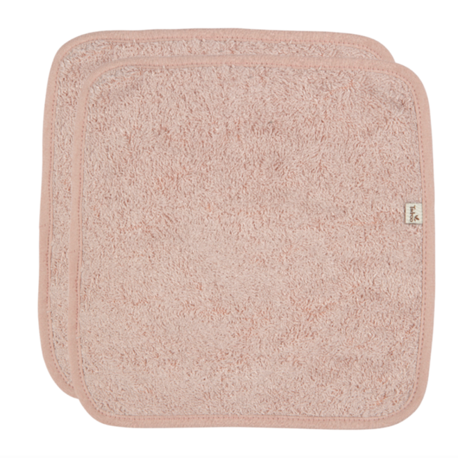 Timboo - Reusable soft wipes 20x20cm (6 pieces) - Misty Rose