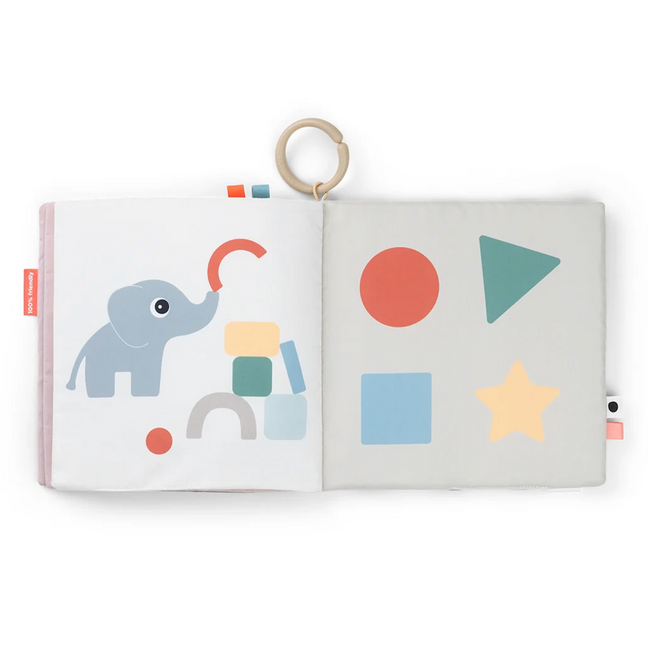 Done By Deer - Tummy time soft book - Deer friends