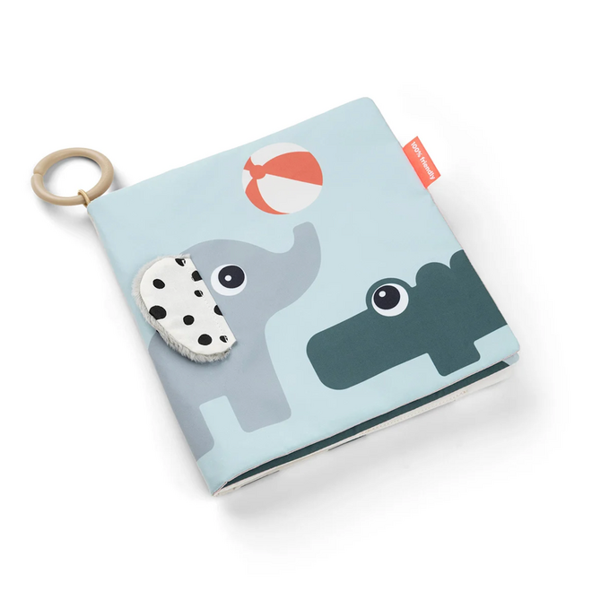 Done By Deer - Tummy time soft book - Deer friends