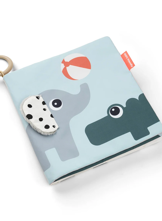 Done By Deer - Tummy time soft book - Deer friends