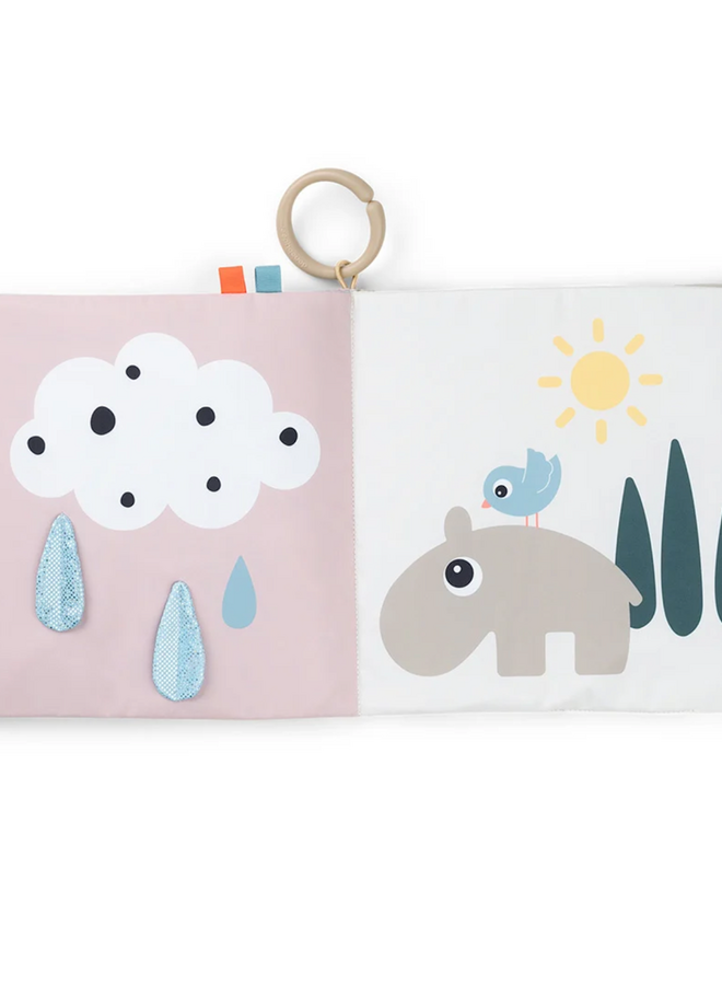 Done By Deer - Tummy time soft book - Deer friends